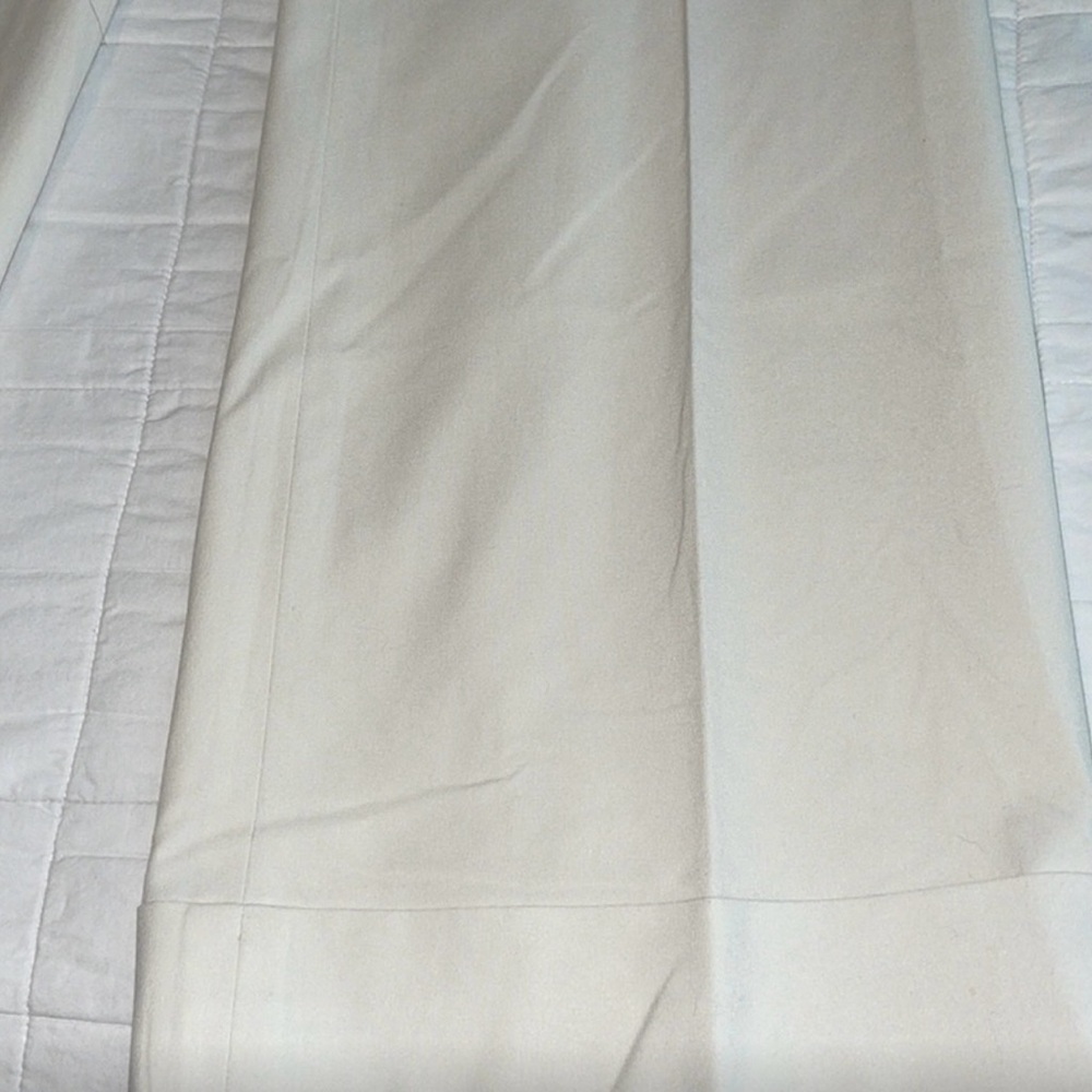 Liz Claiborne Audra Straight Leg White Trousers 12 - Picture 4 of 4